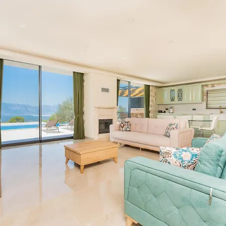 Villa Dueses - Pools, Sauna, Turkish Bath, Magnificent View Kaş