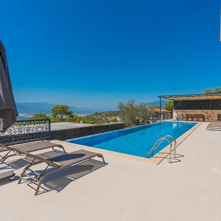 Villa Dueses - Pools, Sauna, Turkish Bath, Magnificent View Kaş